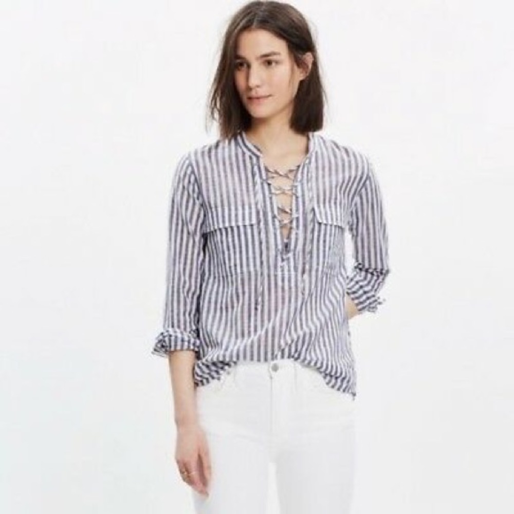 Lace up top